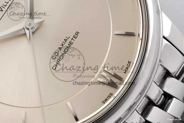 0313 Bright De Ville SS DIWF 1:1 Best Edition Silver Dial SS Markers on SS Bracelet MIYOTA 7848